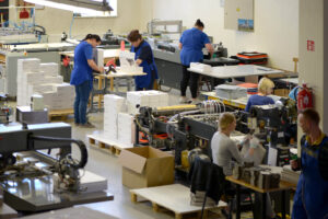 Production de boîtes en papier de luxe Via Aquaria, sacs en papier, classeurs à anneaux