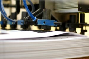 Production de boîtes en papier de luxe Via Aquaria, sacs en papier, classeurs à anneaux